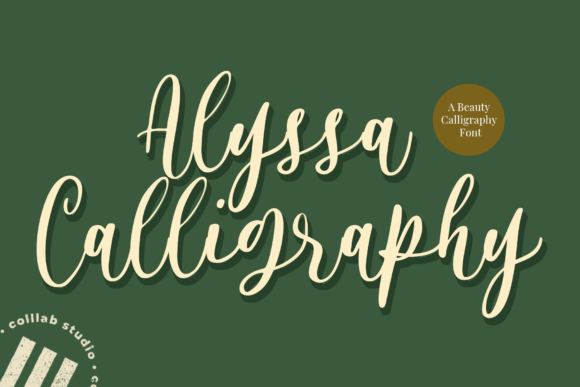 Alyssa Calligraphy: Elevating Design with Timeless Handwritten Elegance