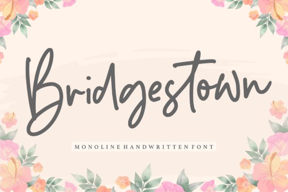 Bridgestown: A Handwritten Font That Adds Personality to Every Design