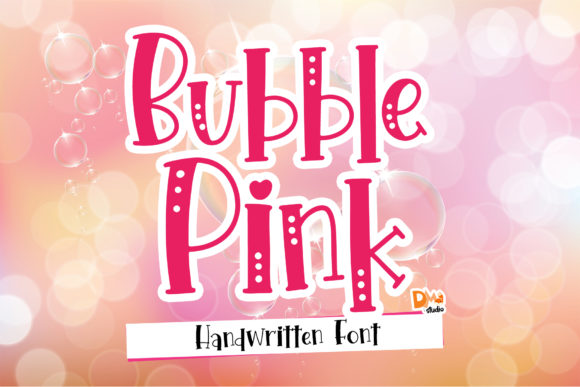 Bubble Pink Font Elevates Design with Playful Elegance