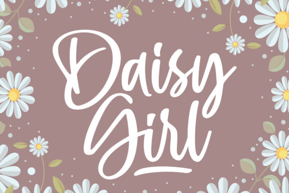 Daisy Girl Font: A Versatile Handwritten Style for Creative Projects