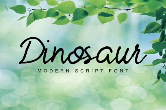 Dinosaur Font: A Delicate and Elegant Handwritten Masterpiece