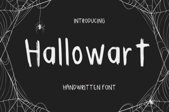 Hallowart: A Spooky Yet Friendly Handwritten Font