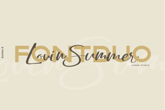 Lovin Summer Font Duo