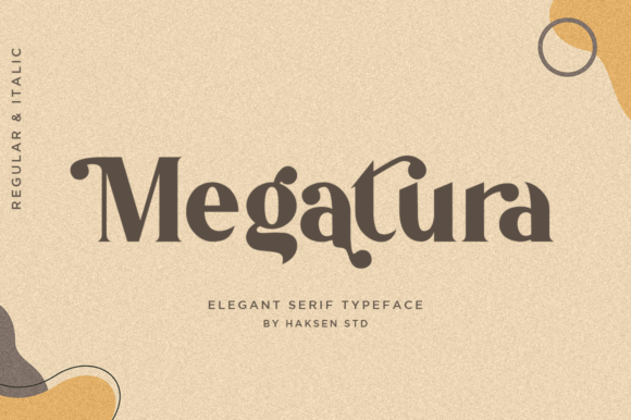 Megatura: A Bold and Elegant Serif Font