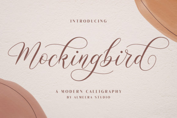 Mockingbird: A Timeless Handwritten Font for Elegant Design