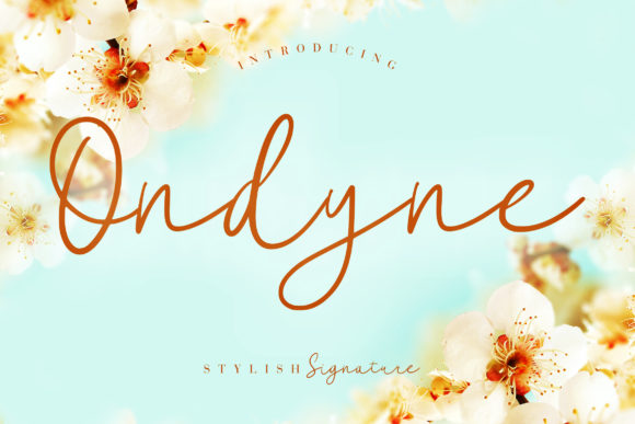 Ondyne: The Flowing Handwritten Font That Elevates Your Design Projects