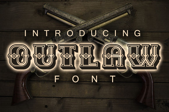 Outlaw Font: A Bold Western Style for Creative Projects