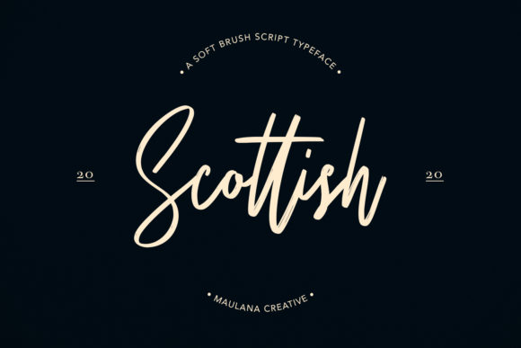 Scottish Font: A Dainty and Joyful Choice for Personalized Design