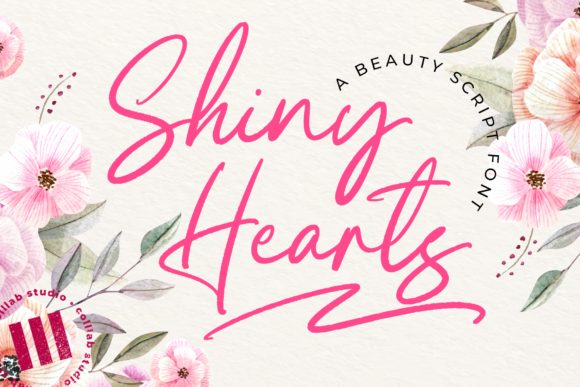 Shiny Hearts: A Font That Captures Elegance with a Contemporary Twist