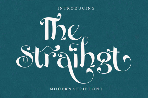 The Straihgt: A Serif Font That Elevates Design and Workflow
